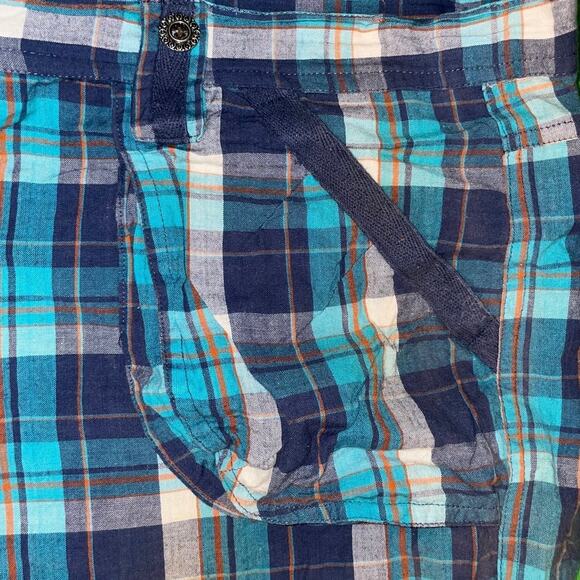 Blue Plaid Shorts sz 1X - Picture 5 of 7